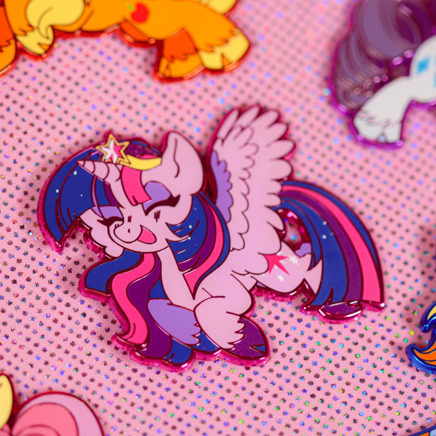 MLP Mane 6 Enamel Pins