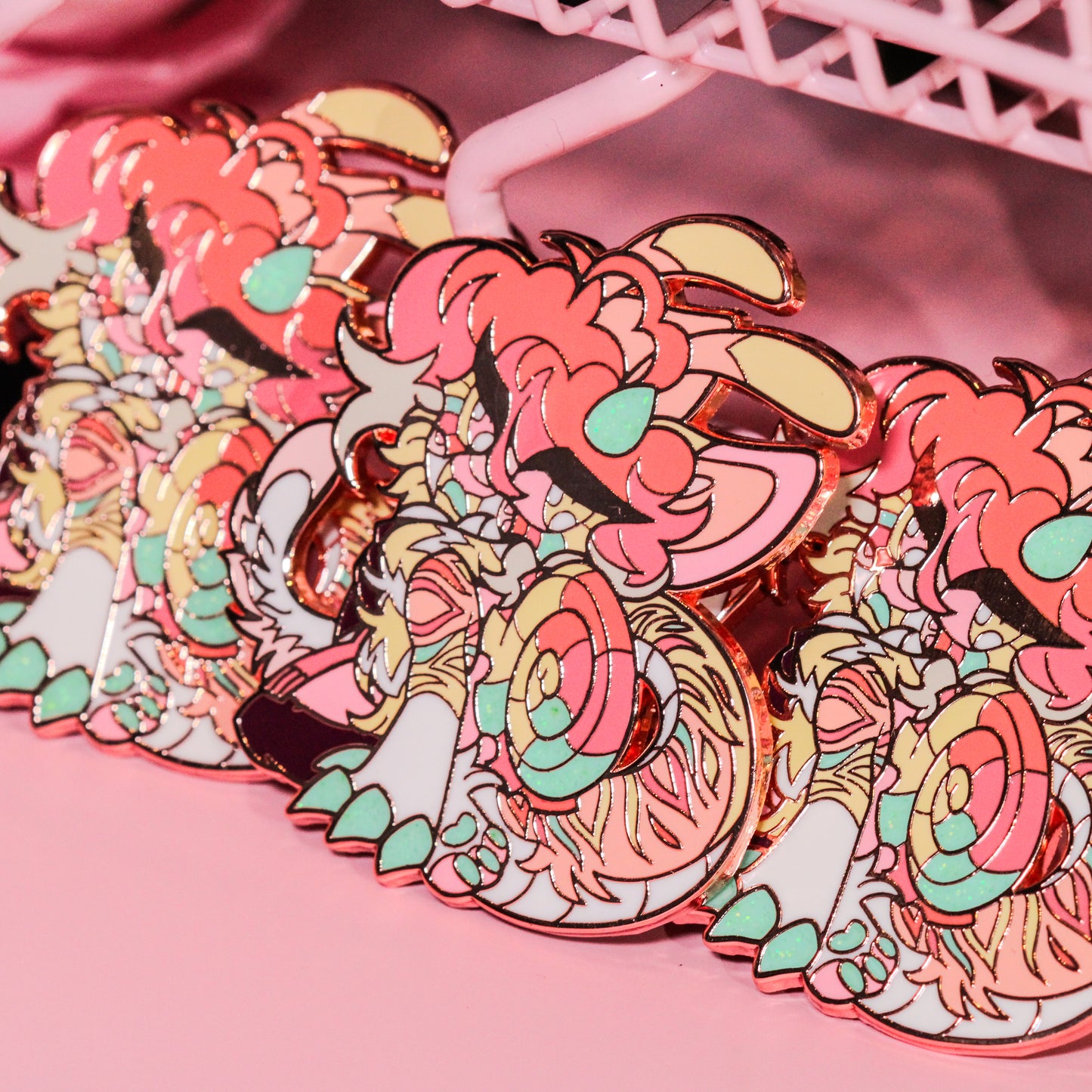 Jemisha and Valentina (#001-002) Character Enamel Pins