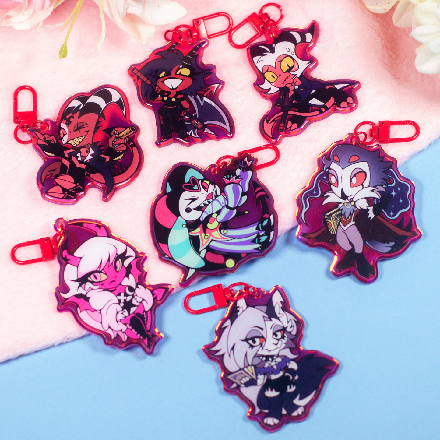 Helluva Boss Keychains