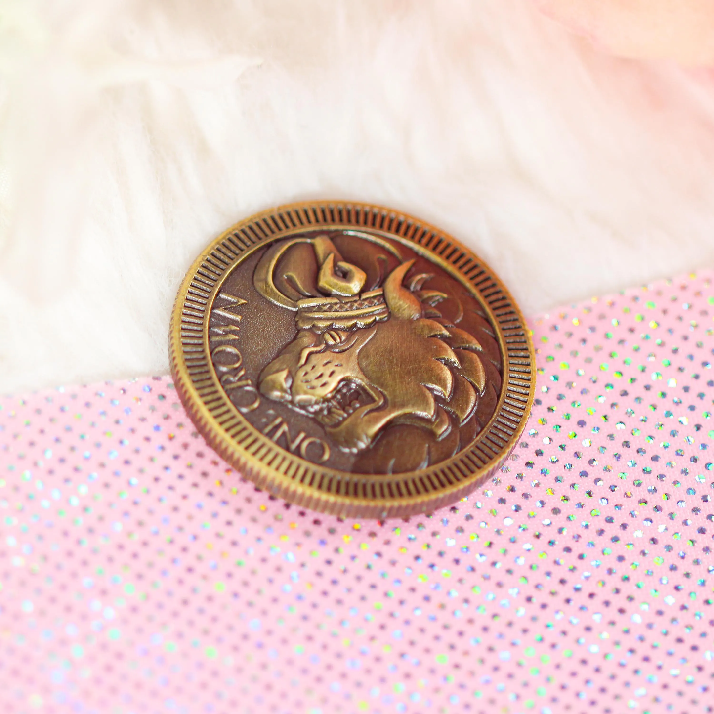 Lion Centipede Medieval D2 Coin