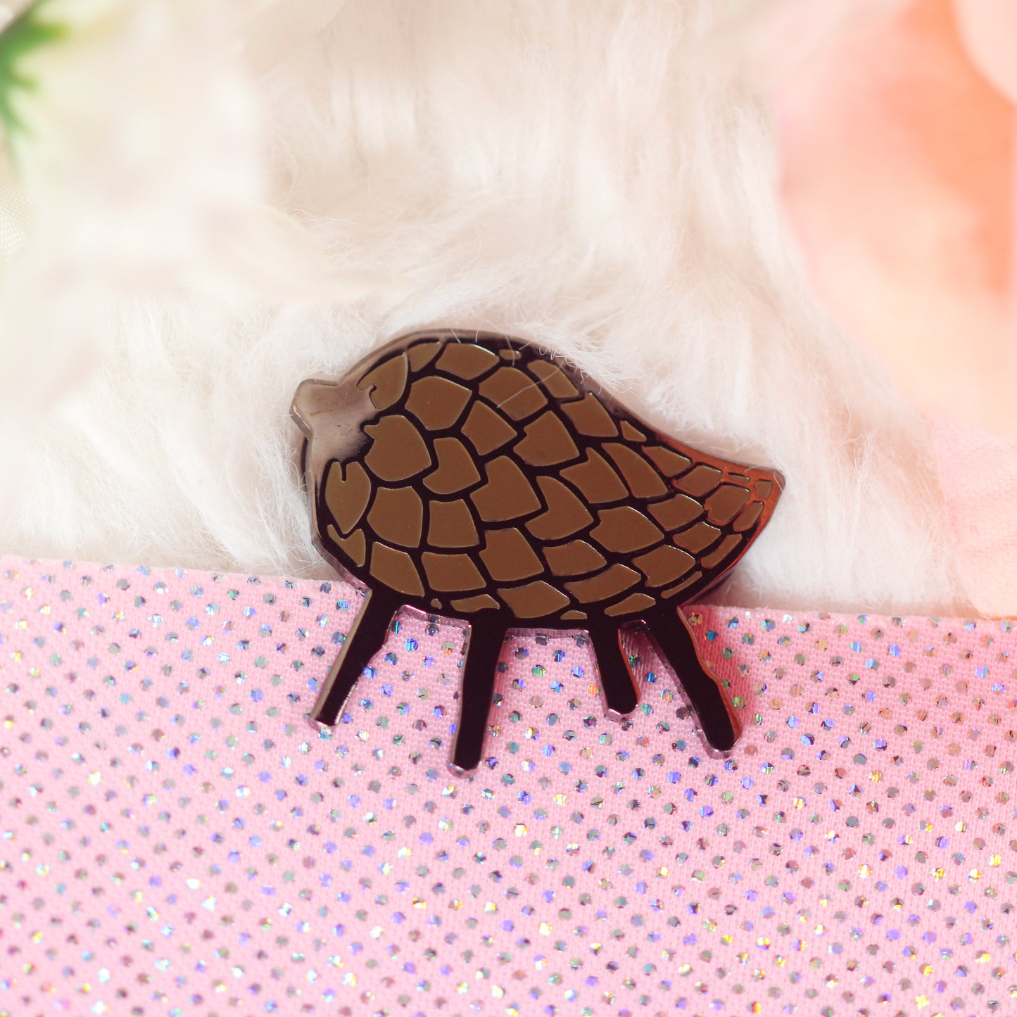 Fear & Hunger Pinecone Pig Enamel Pin