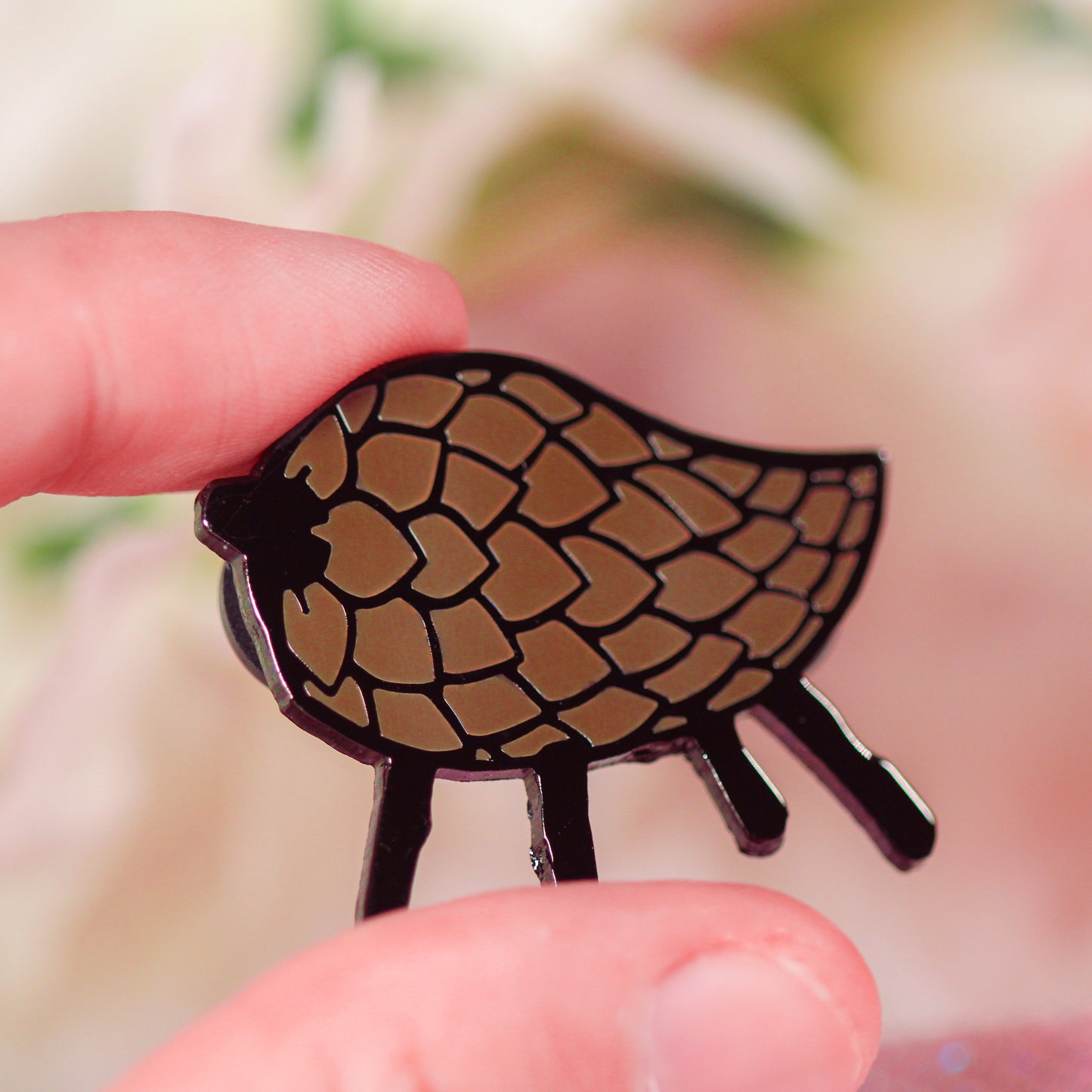 Fear & Hunger Pinecone Pig Enamel Pin