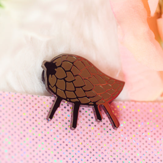 Fear & Hunger Pinecone Pig Enamel Pin