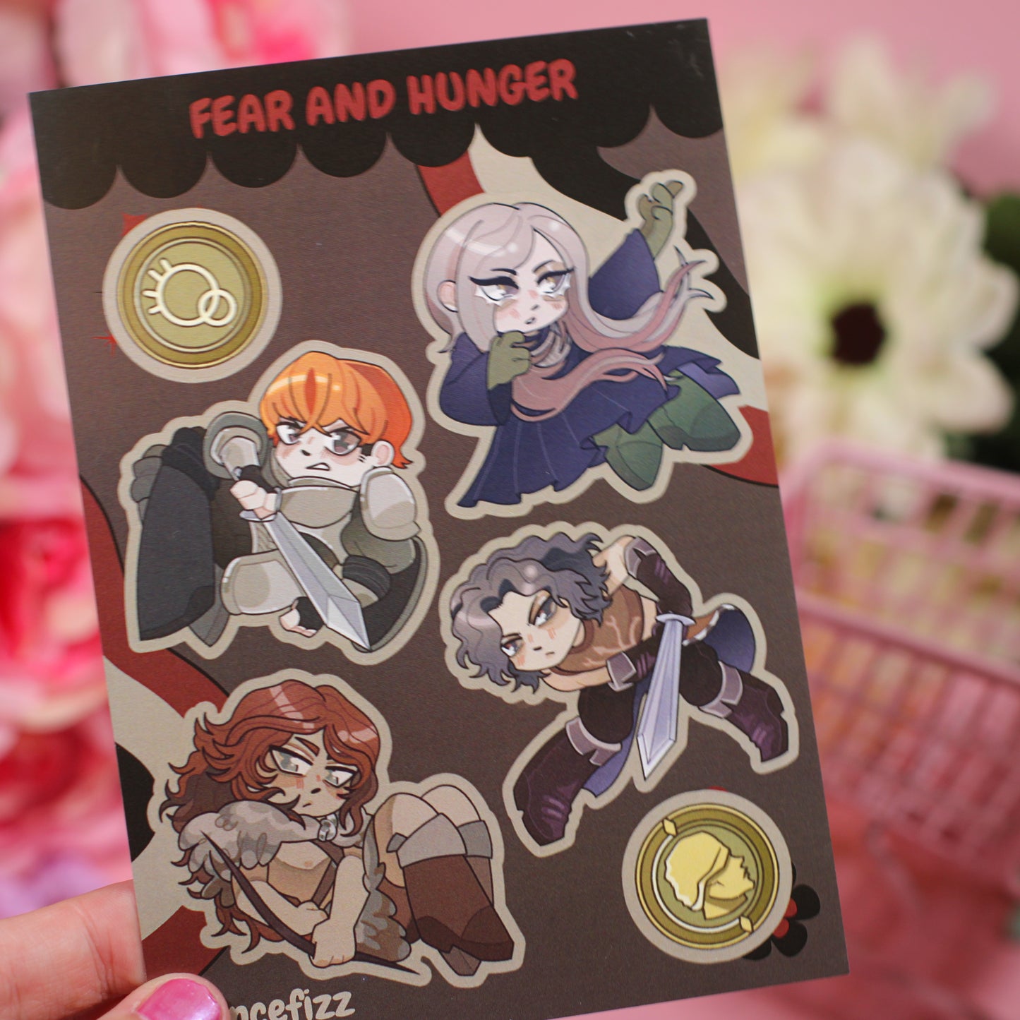 Fear and Hunger Sticker Sheet