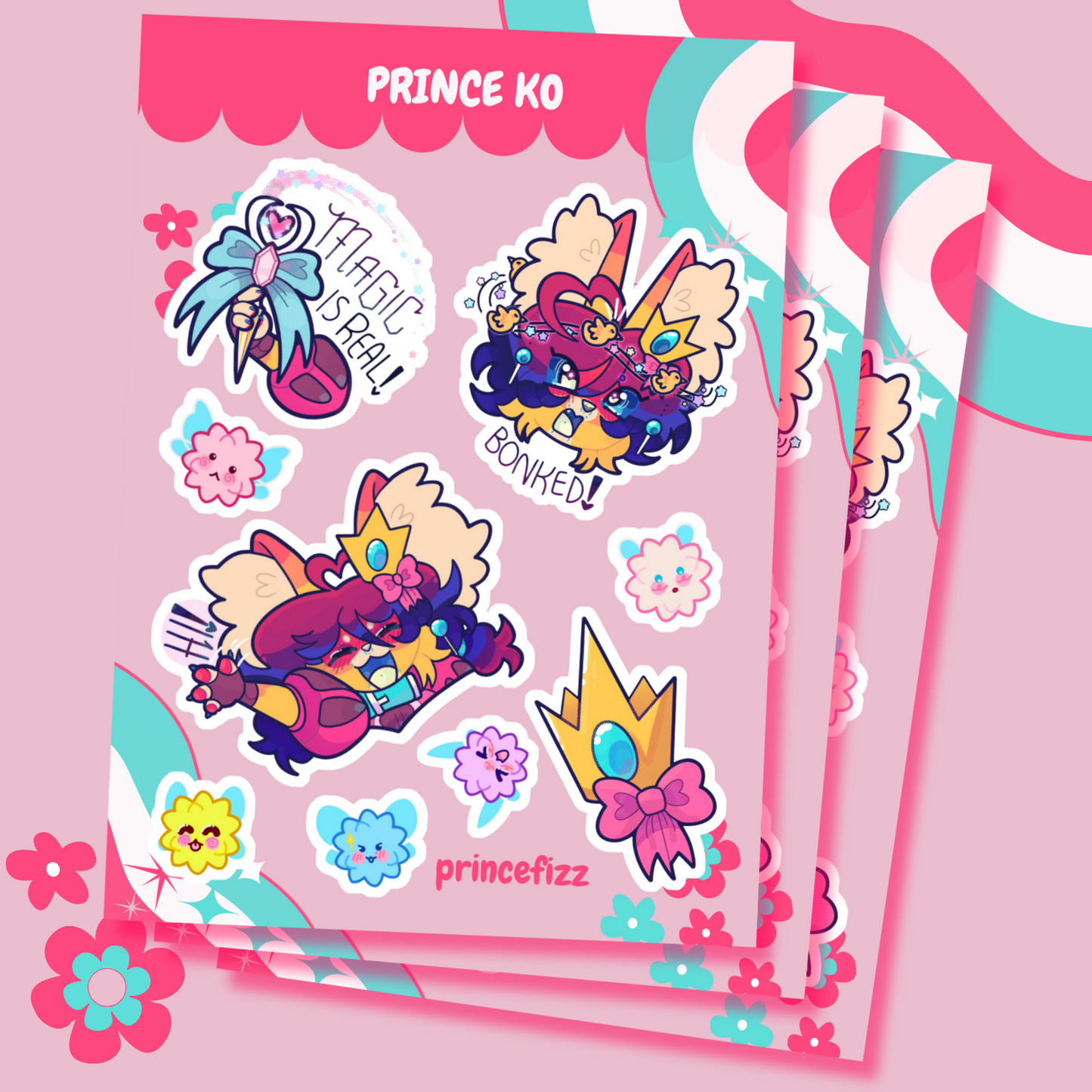 Prince Ko Sticker Sheet