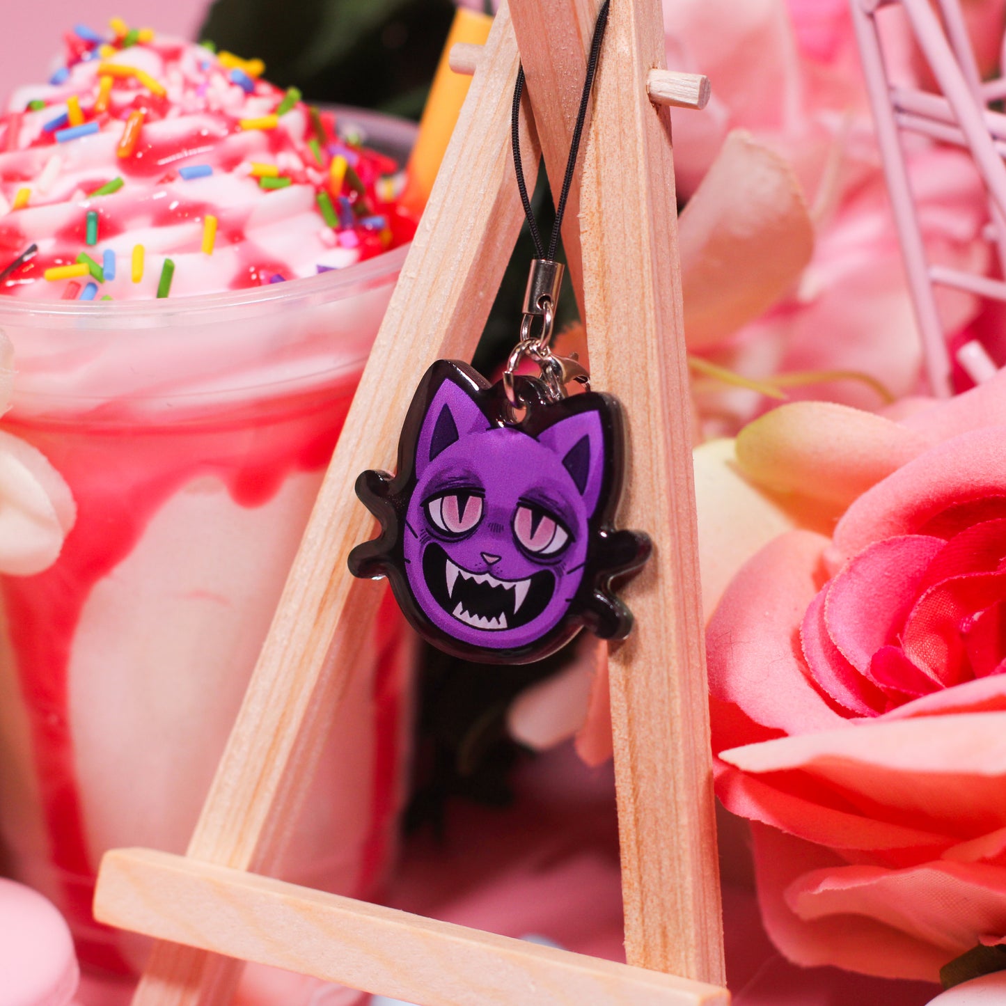 Fear and Hunger Pocketcat Phone Charm