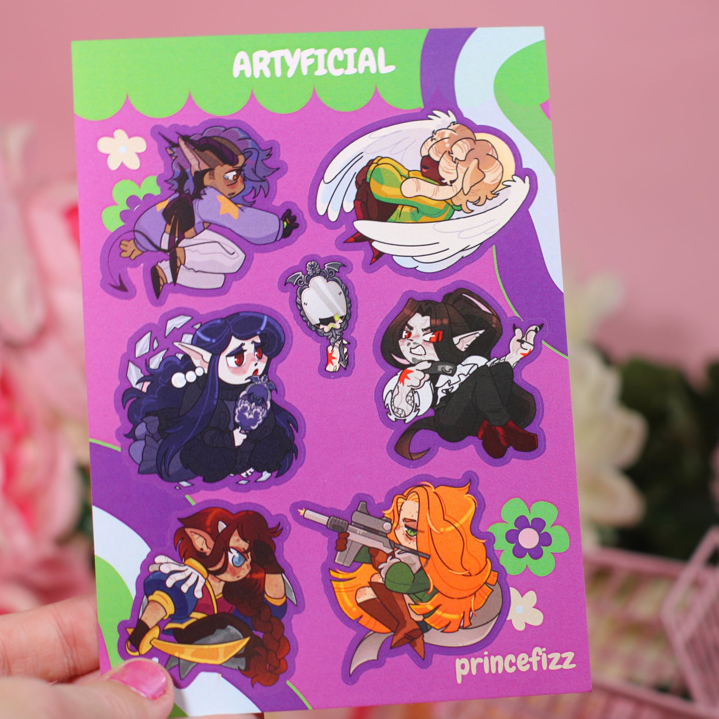 Artyficial Sticker Sheet