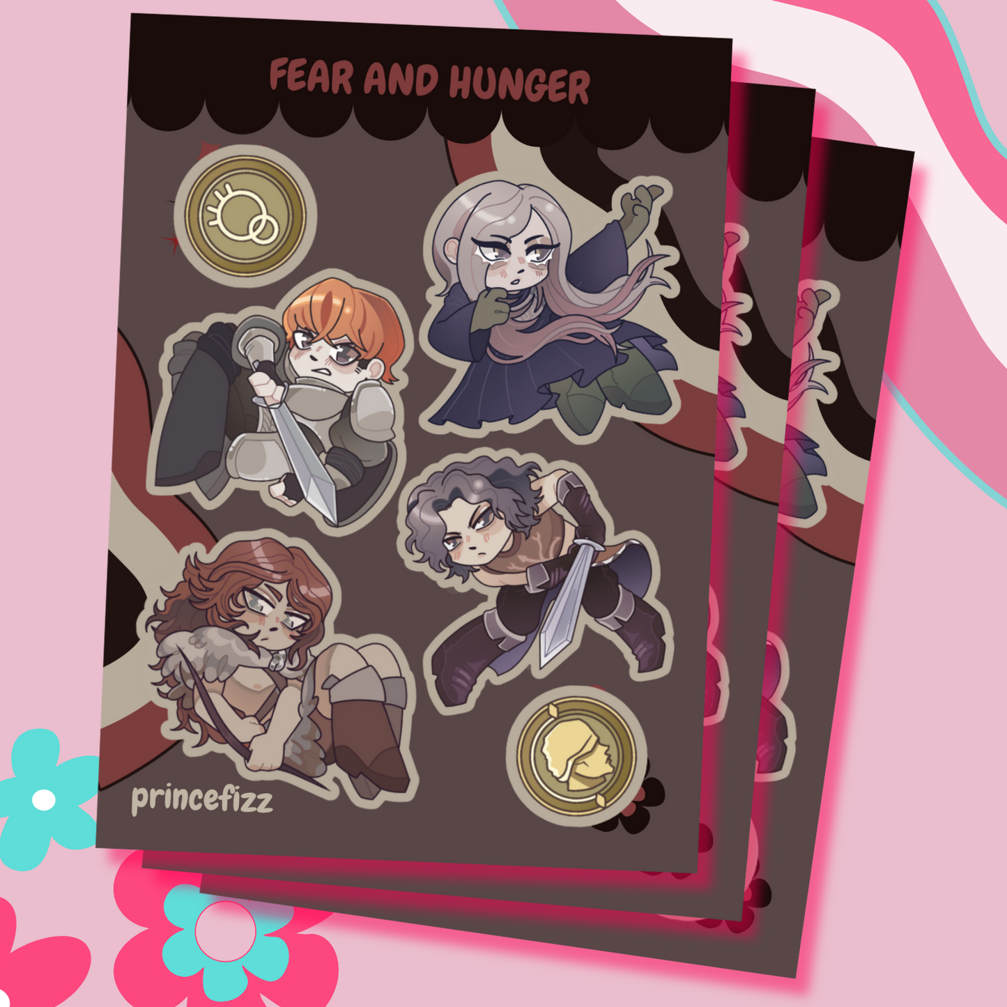 Fear and Hunger Sticker Sheet