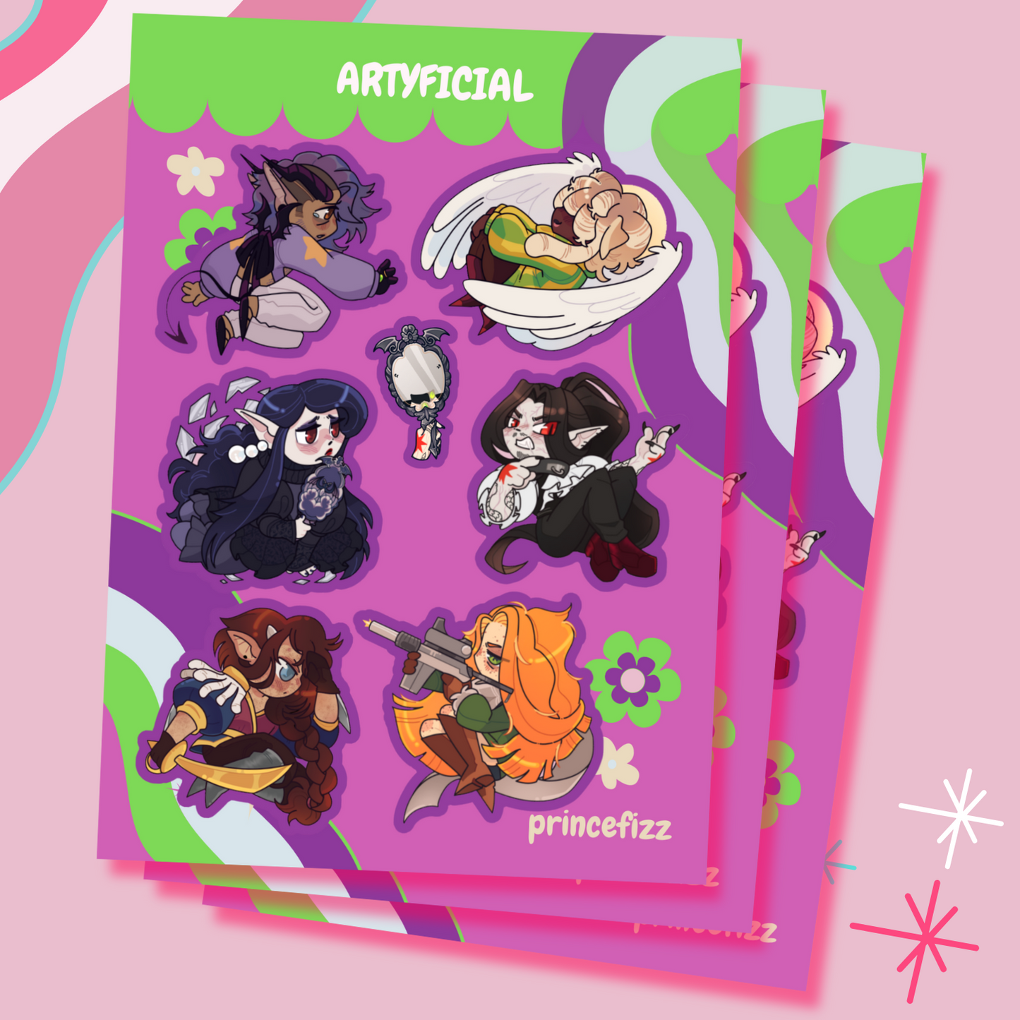 Artyficial Sticker Sheet