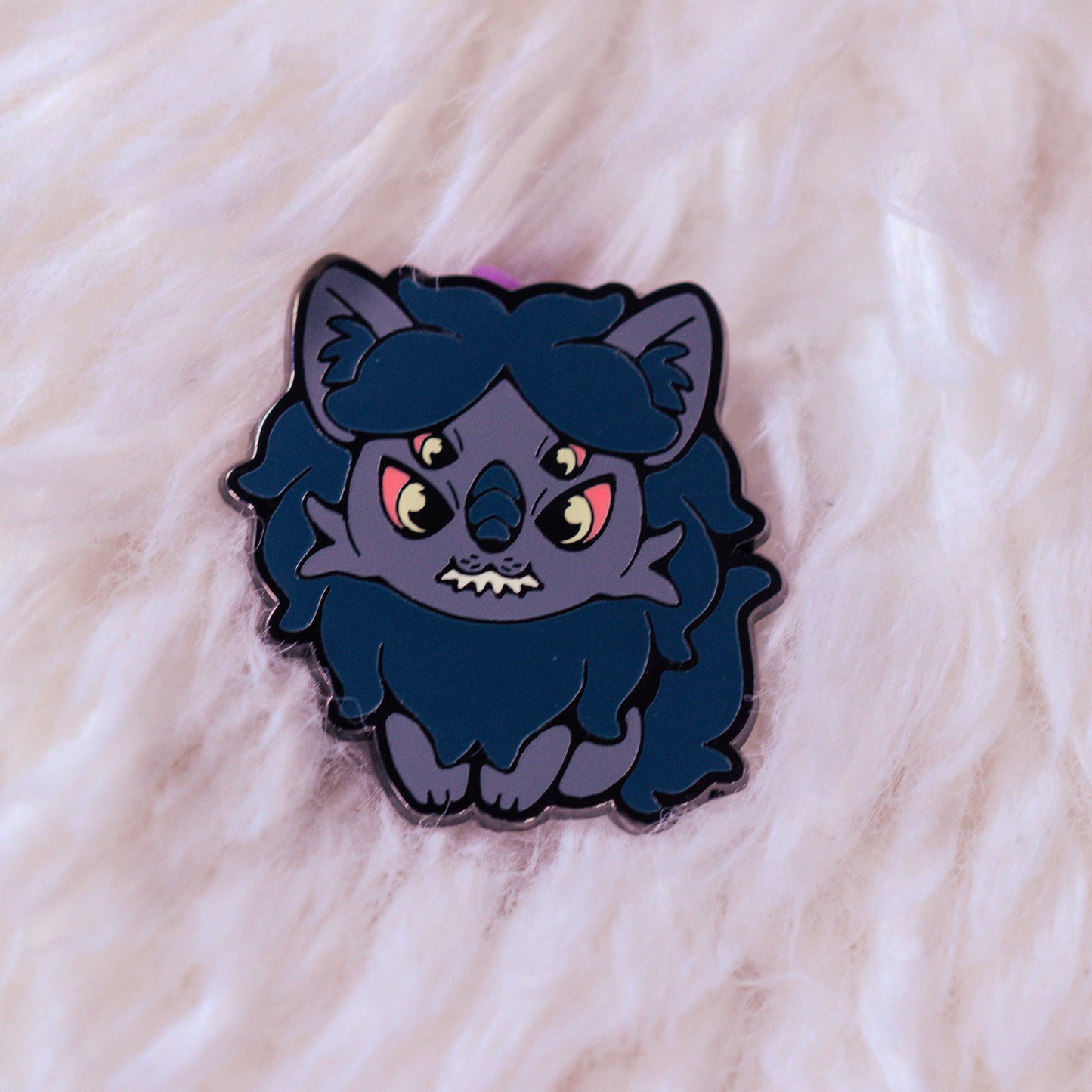 Pocketcat & Moonless Chibi Enamel Pin