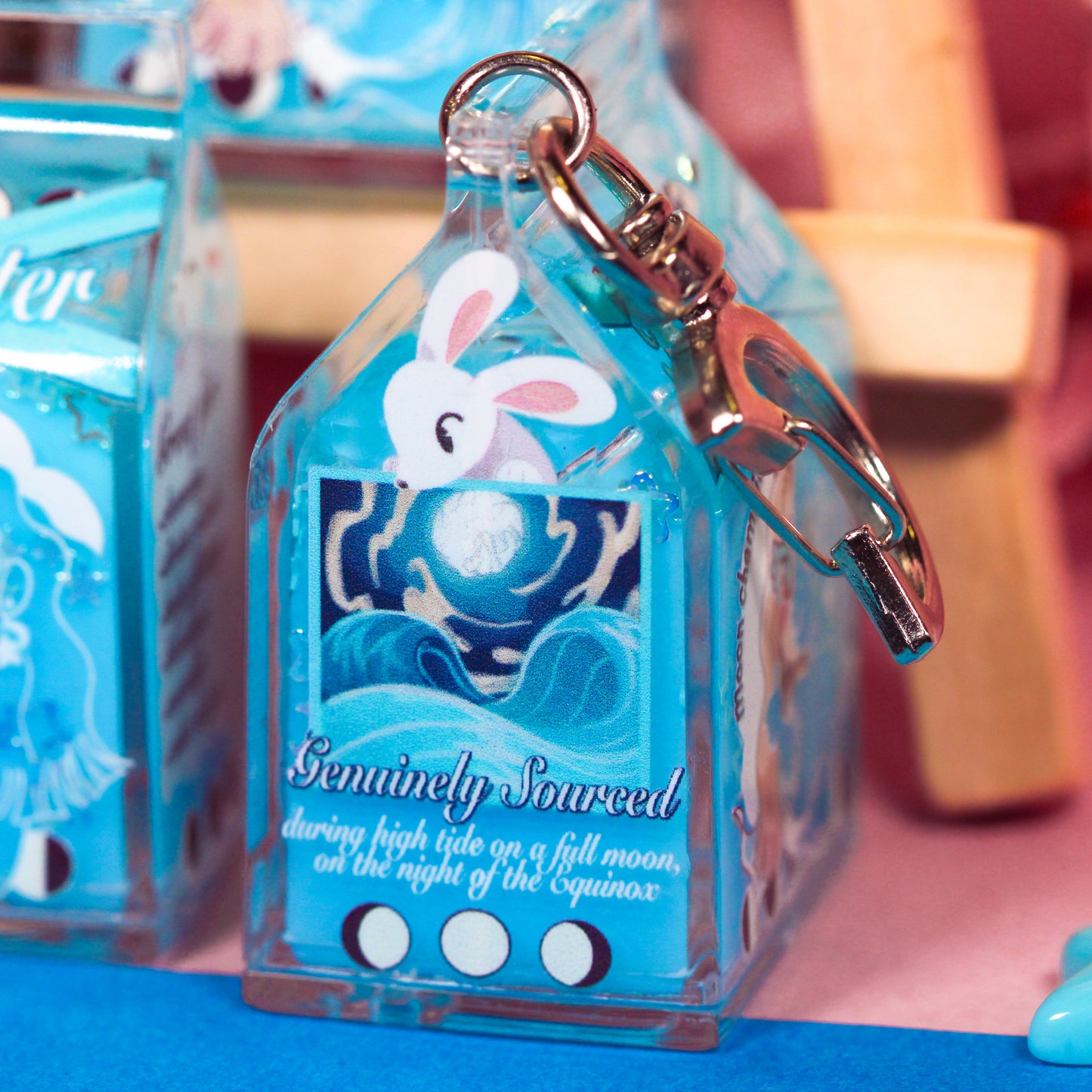 Holy Water Milk Carton Keychain