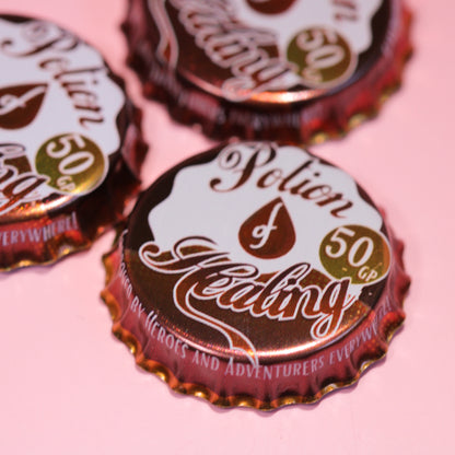 Adventurer’s Bottle Cap Badges