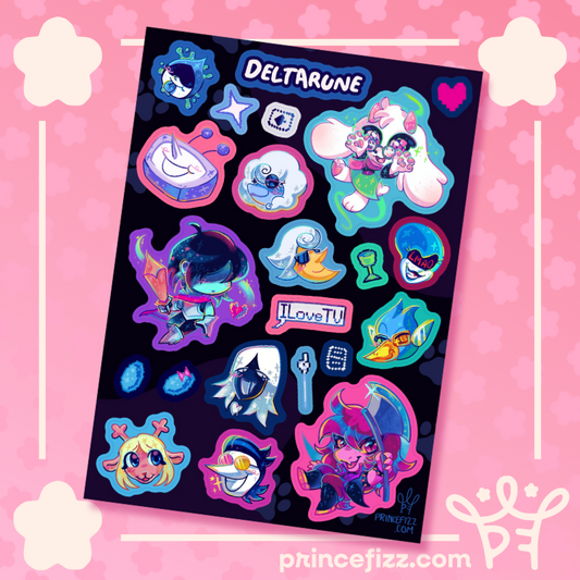 Deltarune Sticker Sheet