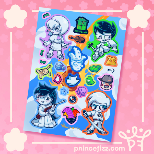 Homestuck Sticker Sheet