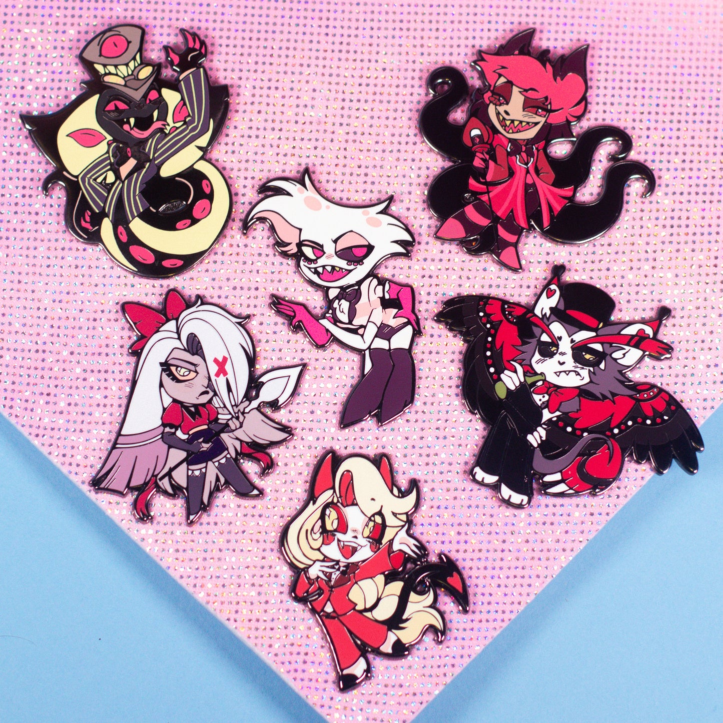 Hazbin Hotel Enamel Pins