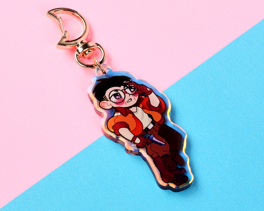 Disco Elysium Officer Keychains